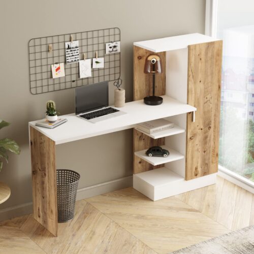 BM110 DOLAP+KİTAPLIK+Çalışma Masası