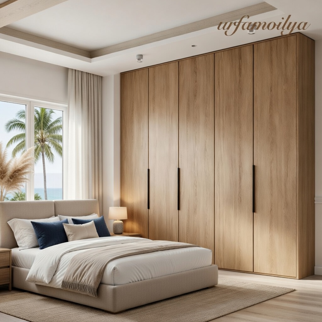 GDP0134 5 KAPAKLI AHŞAP DESENLİ YÜKLÜK+GARDROP