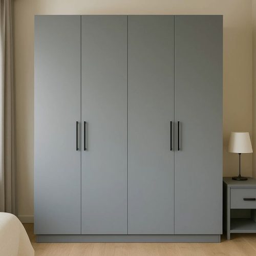 GDP03 4 KAPILI ANTRESİT GARDROP
